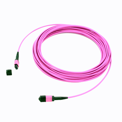 de Mannelijke OM4 MPO kabel van 24F 40G