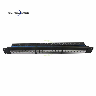 1U het Comité van het de Hoeksteenflard van UTP 24Port CAT6 Kabinet met Achterbar