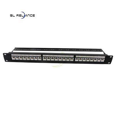 1U het Comité van het de Hoeksteenflard van UTP 24Port CAT6 Kabinet met Achterbar